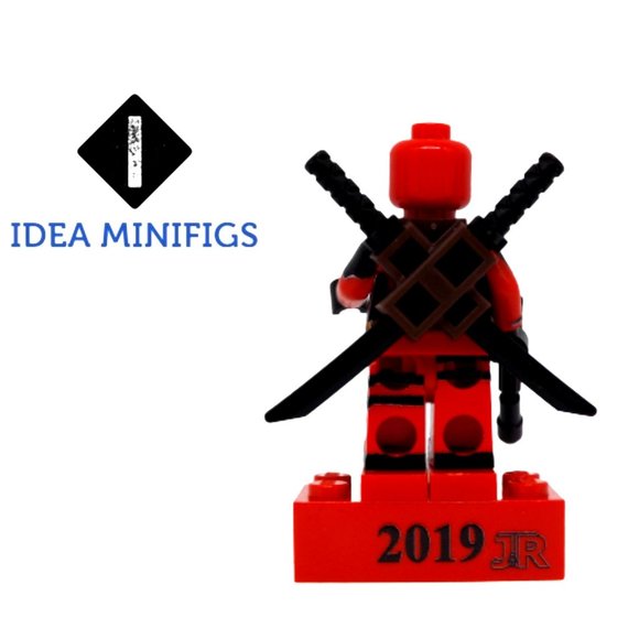 Original Deadpool Custom UV Print on Lego Minifigure - Picture 2 of 3